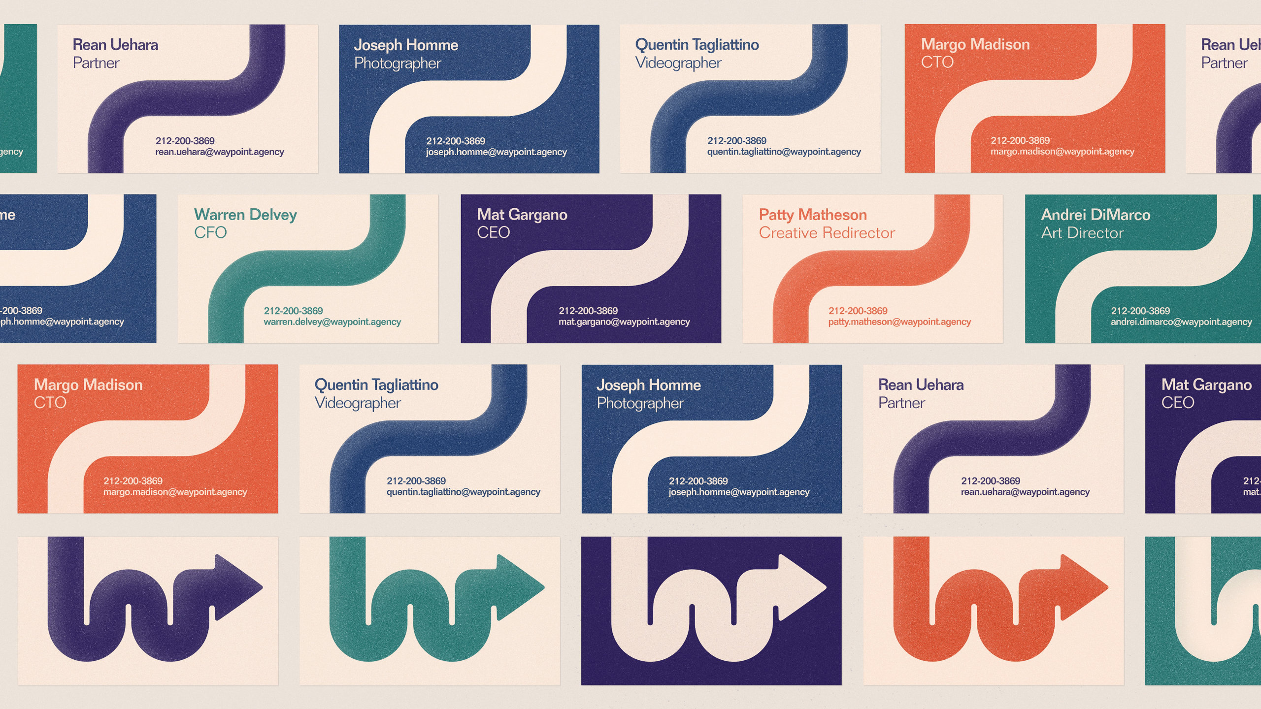 Waypoint business cards application