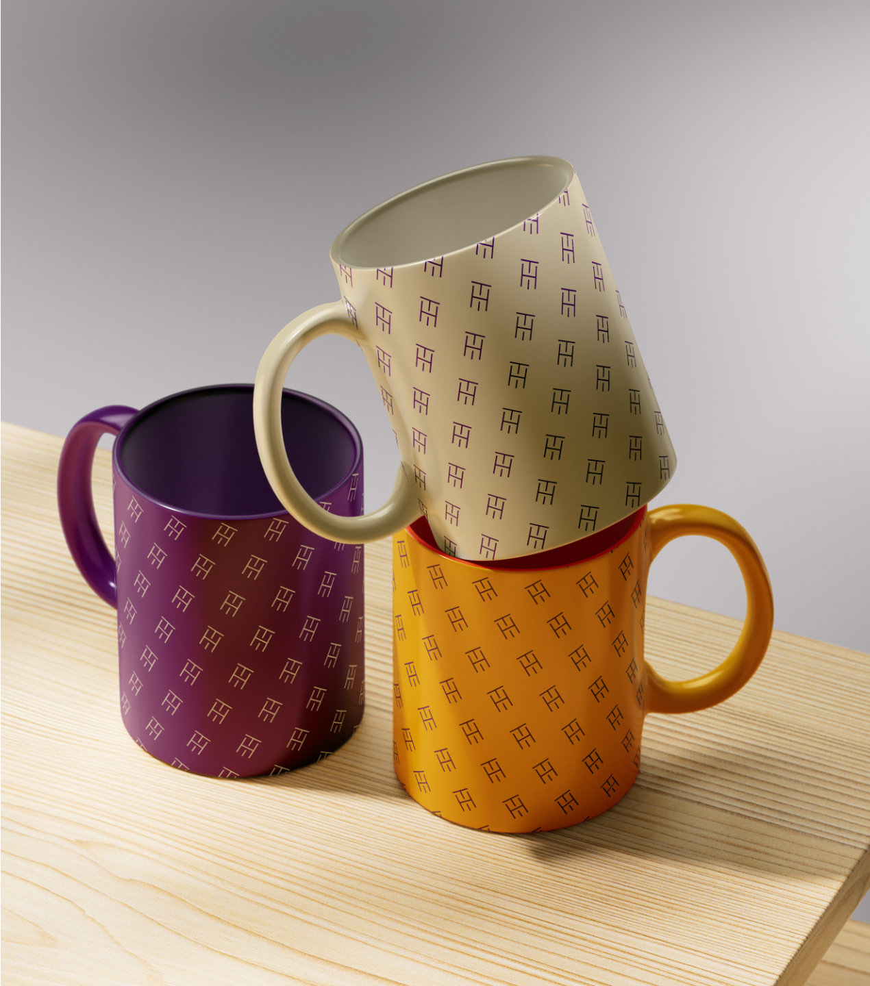 Hera Title coffee mugs application.