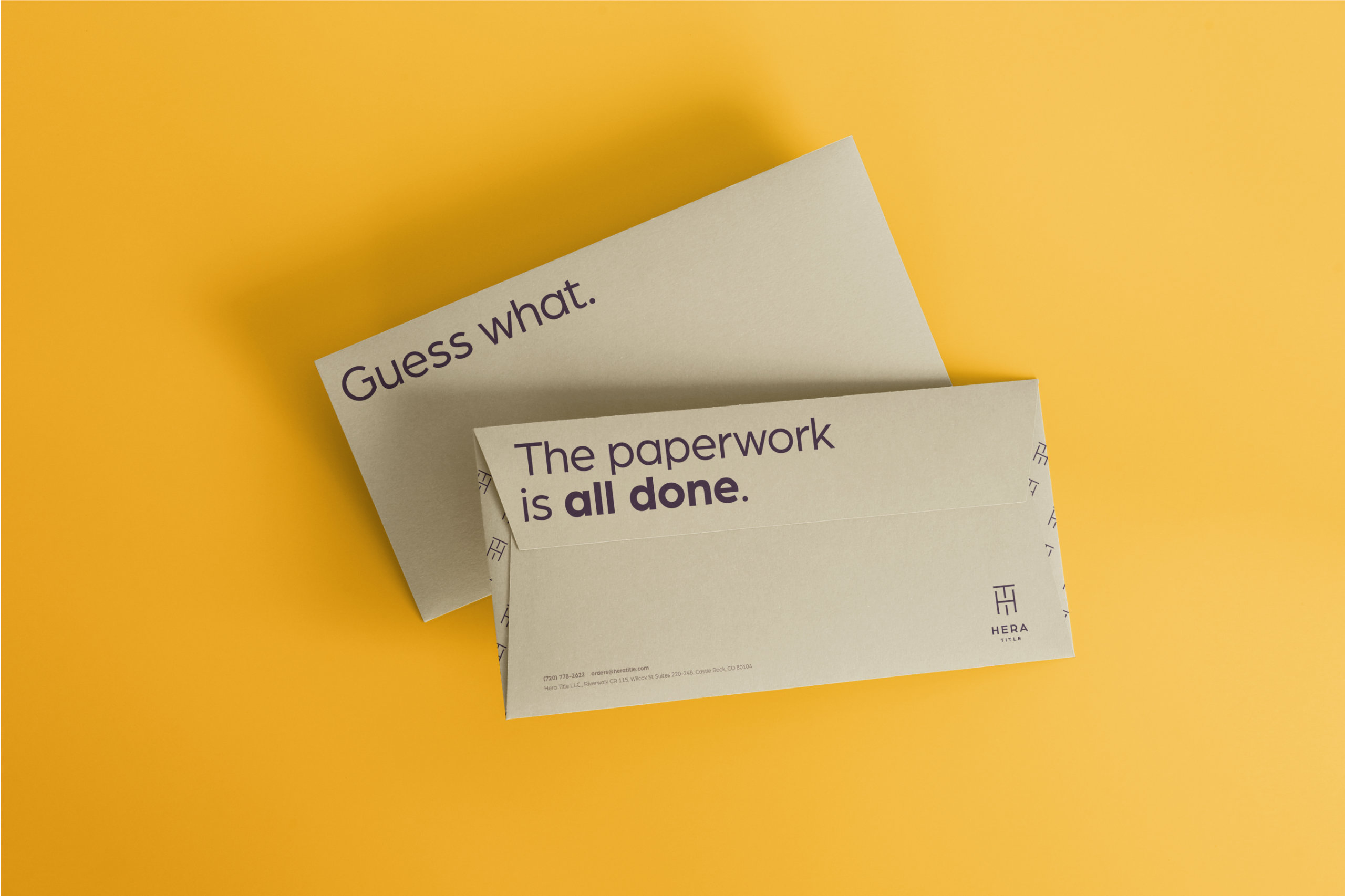 Hera Title envelope application