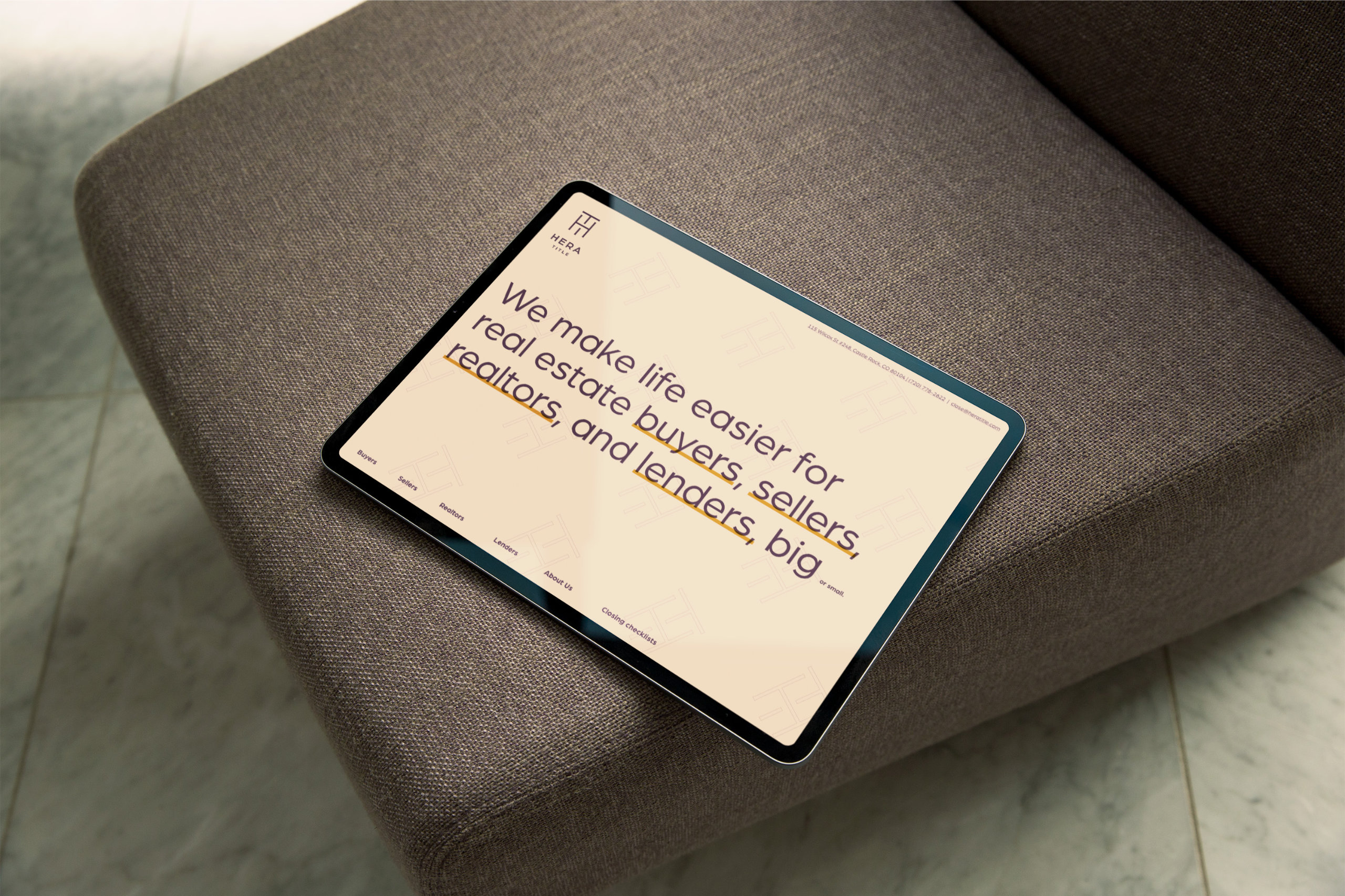 Hera Title interactive application