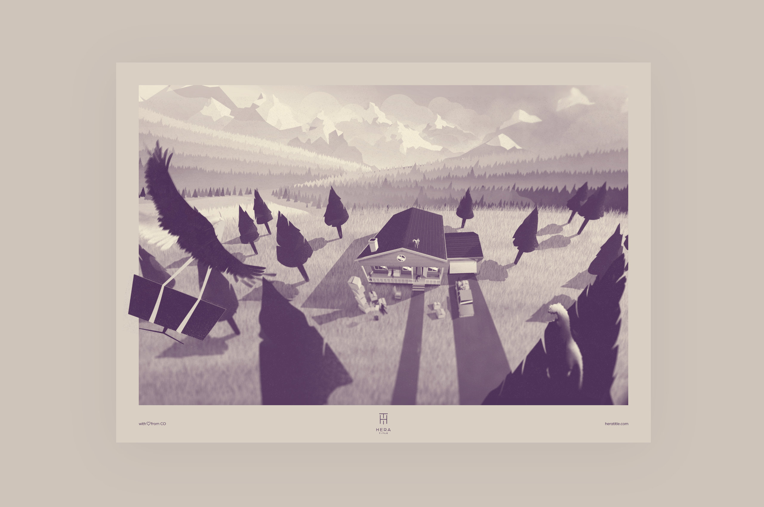 Hera Title Colorado moving in illustration