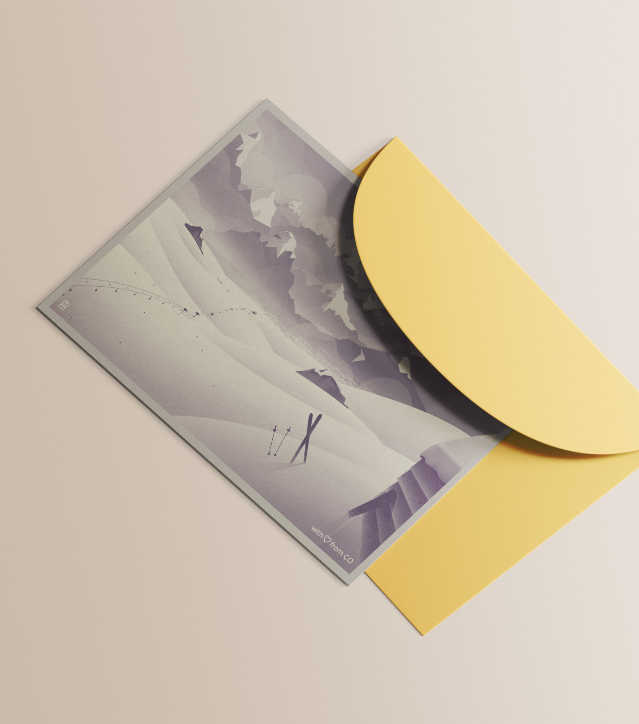 Hera Title Colorado postcard and envelope application.