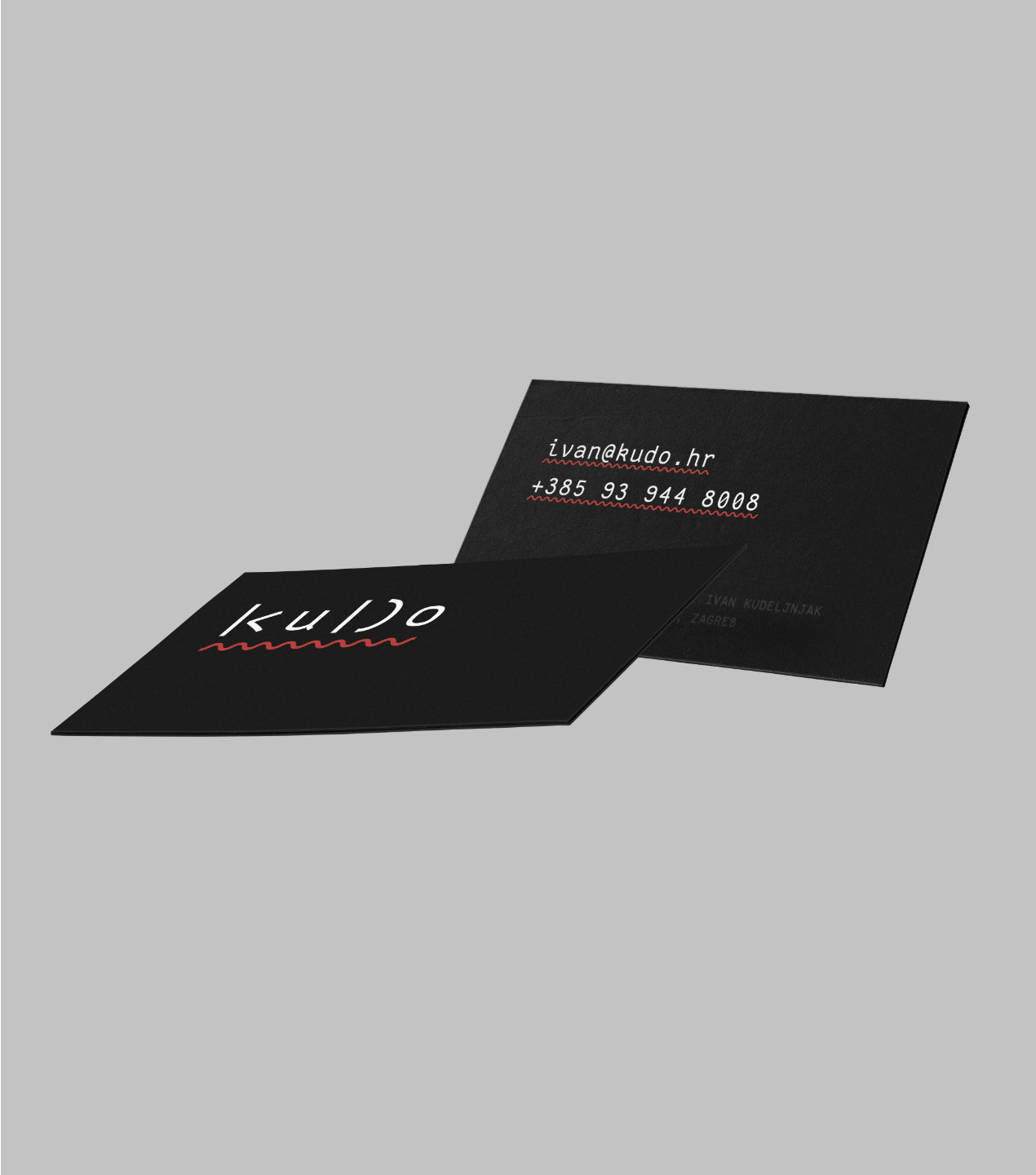 Kudo business cards.
